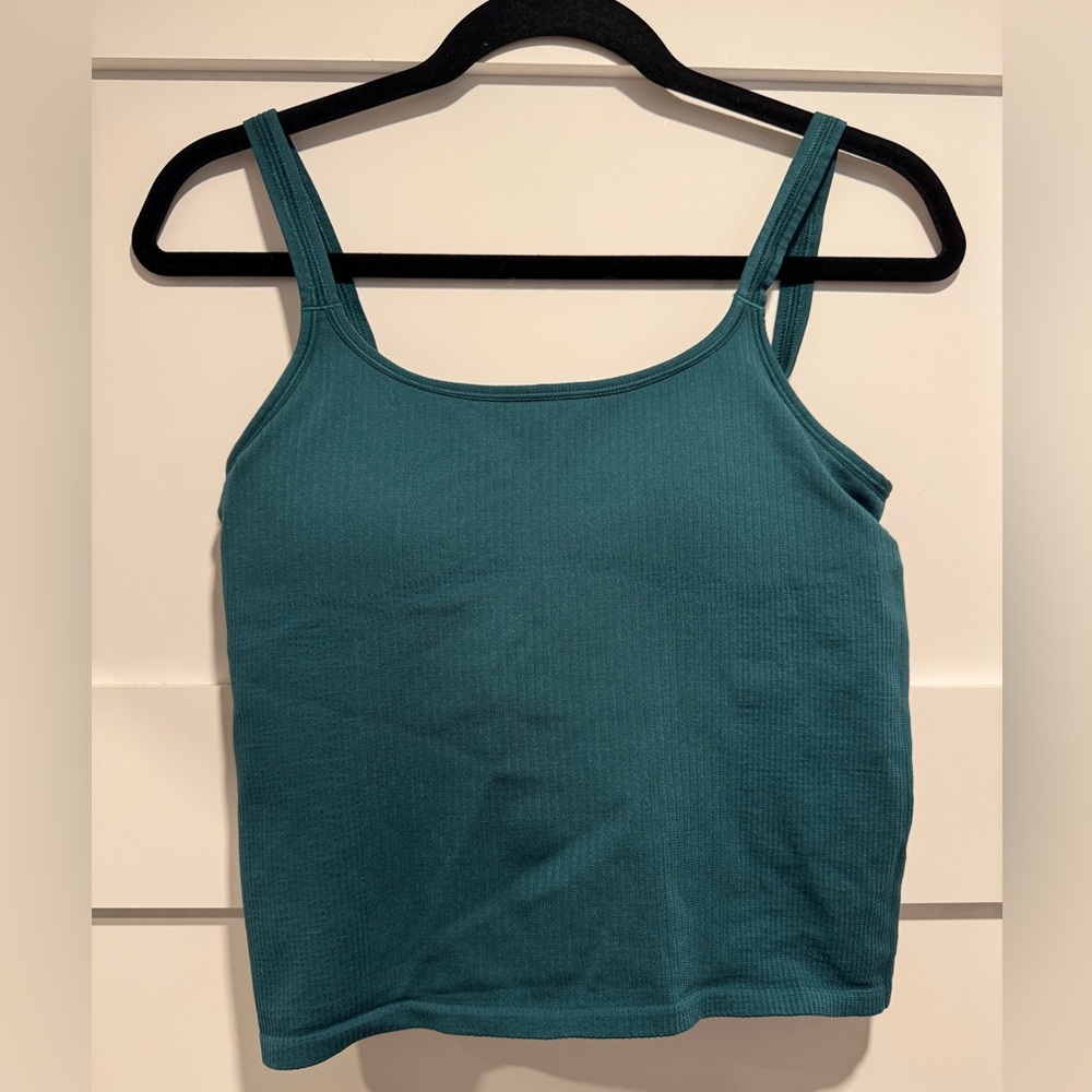 Lululemon Ebb to Street Scoop-Neck Cropped Tank Top